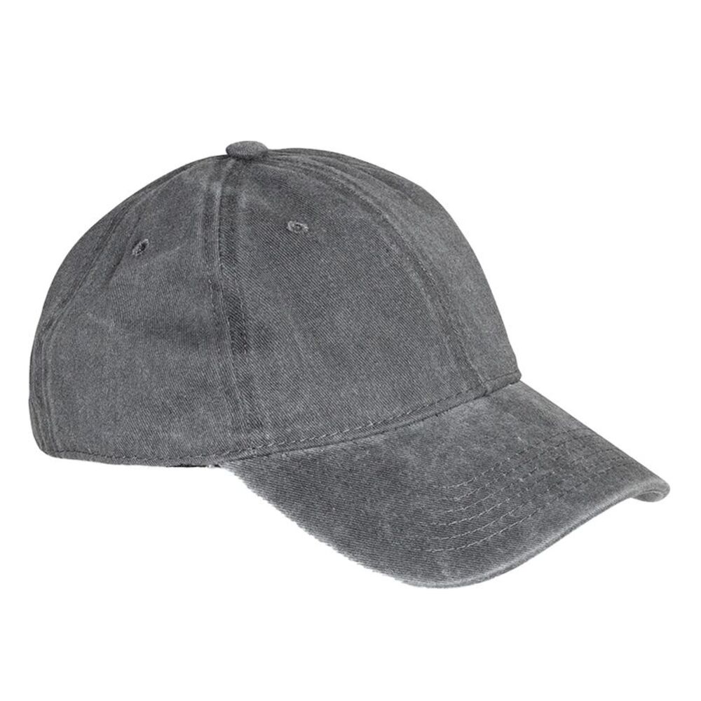 Result Headwear Core Cotton Baseball Cap / Vintage Black